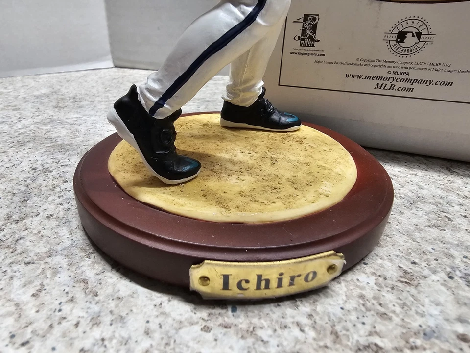 Ichiro Suzuki Seattle Mariners MLB RARE #'d 2002 Memory Company Bobblehead NIB - Image 3 of 4