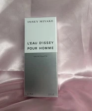 Issey Miyake L'Eau D'Issey Pour Homme Eau de Toilette Spray 2.5 fl oz 75 Ml NIB