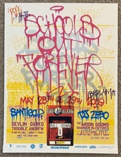 Wes Winship Art Print Peter Bekke School's Out Forever S# 90 Alice Cooper Poster