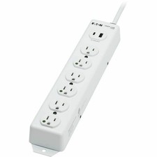 Tripp Lite PS615HGUSB 15ft Medical-Grade Power Strip 6 Outlets USB