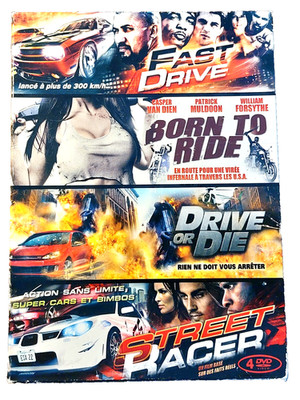 Box 4 DVD Action - Fast Drive / Street Racer / Red Lined / The Diplomat - Sehr guter Zustand
