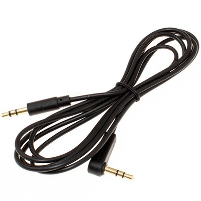 1,5m Winkel AUX-Audiokabel Stereo 3,5mm für Wiko Tommy 3 Tommy3 III K600