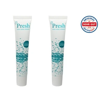 Presh Gebissreiniger, biologisch, Allergie getestet, 2 x 50ml - Bild 1 von 4