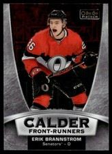 2019-20 O-Pee-Chee Platinum Calder Front-Runners Erik Brannstrom Ottawa Senators