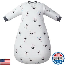 Nest Designs Organic Cotton - Removable Sleeve Sleep Bag - 1.0 TOG | Let's Ro