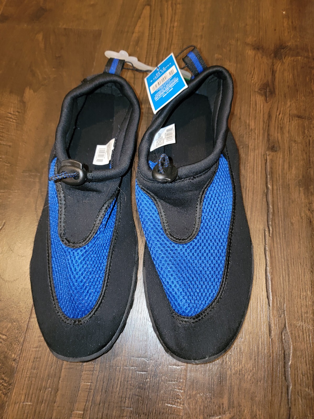 Men's West Loop Black Blue Water Shoe Size Medium or Large 9 10 11 12