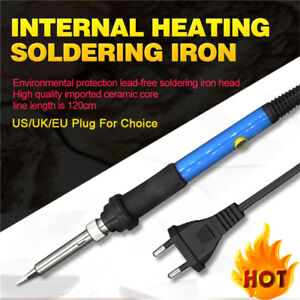 110/220V 60W Adjustable Electric Welding Soldering Iron Temperature Gun Tool Kit