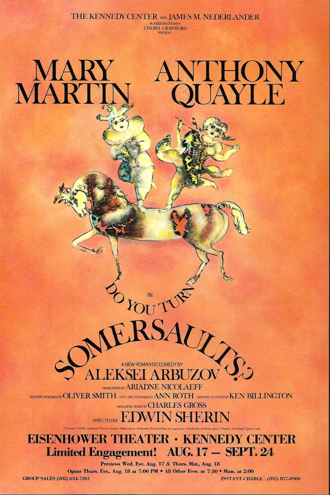 Do You Turn Somersaults? Herald Flyer Ad, Mary Martin, Anthony