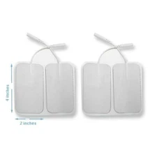 Large Tens Unit Patches Electrodes Pads 4 Pieces Premium Quality Self Adhesive