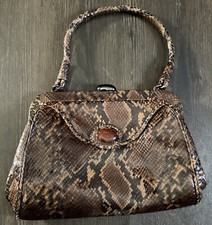Via Spiga Snakeskin Bag Vintage New