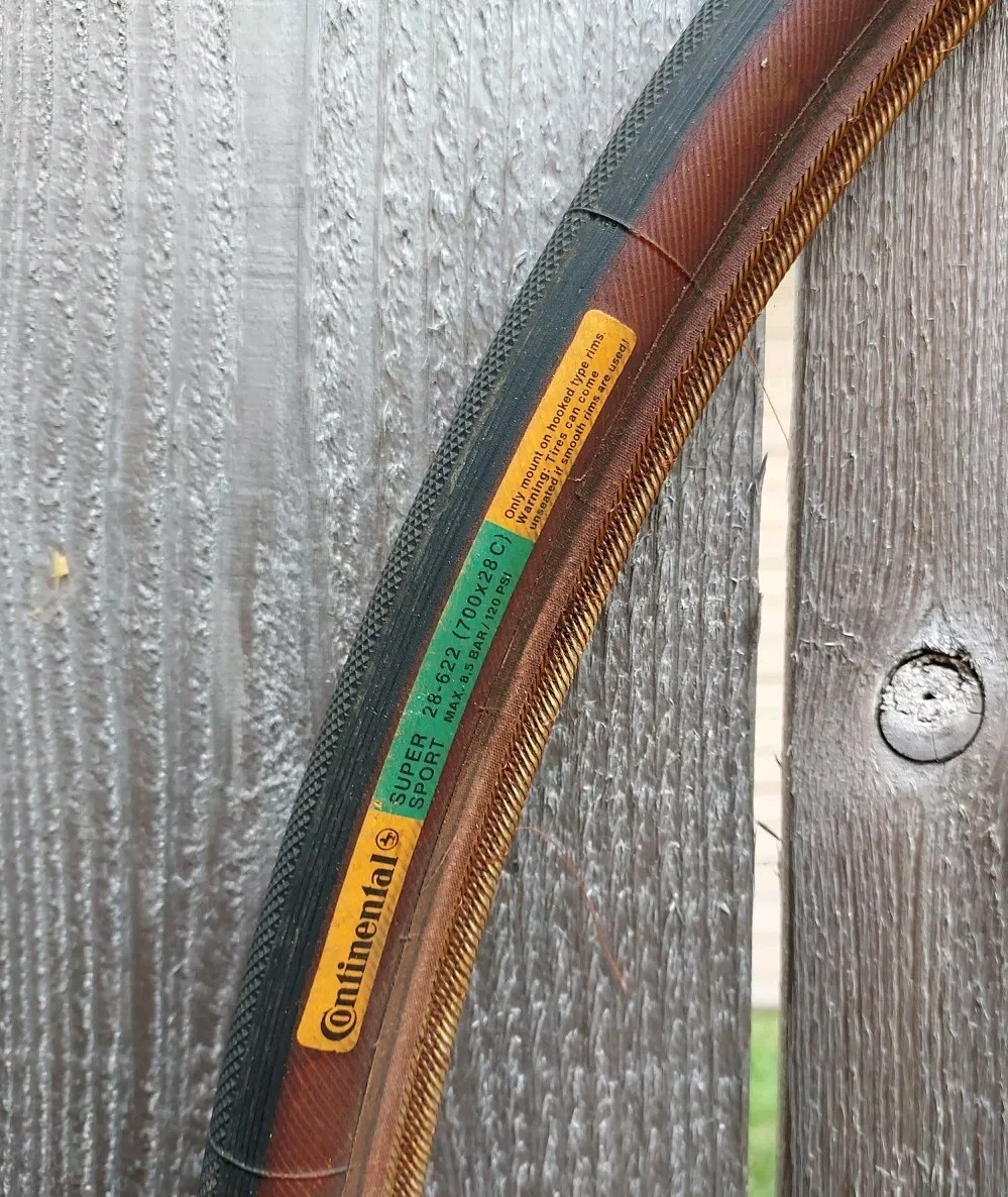 Vintage Continental Super Sport 700c x 28c Road Bike Tire