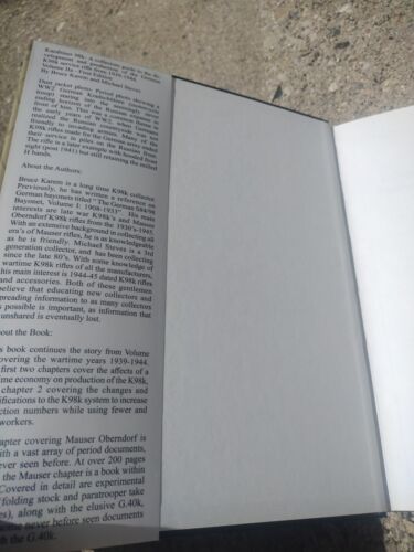 Lot 2 Karabiner 98k Volumes IIa + IIb Both NEW HC/DJ 1st Edition Bruce Karem Exc - Foto 2 di 19