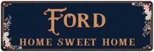 FORD Home Sweet Home Victorian Look Personalizado Cartel de Metal 106180046033
