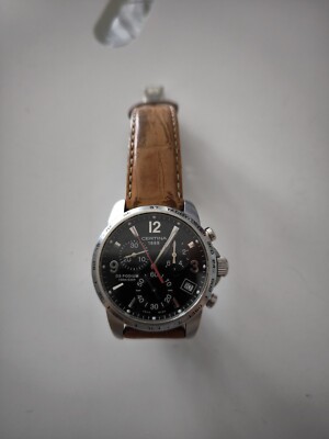 Certina DS Podium Quartz Chronograph Watch Working New Battery Fitted 