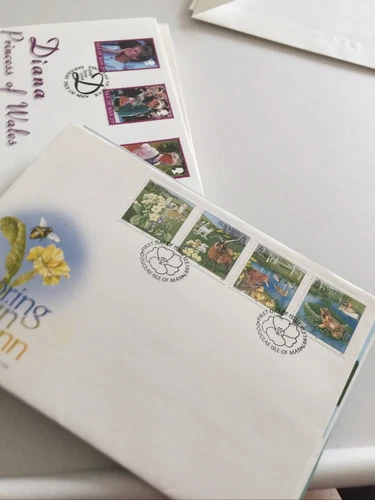 Isle of Man Stamps First Day Cover 1997 Spring in Mann Unaddressed FDC WCP