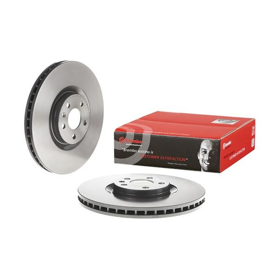 Brembo Front Brake Discs Vented 345mm For Volvo XC40 536 T5 Polestar