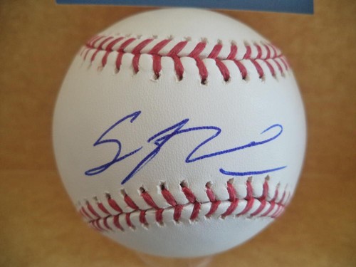 SEAN NEWCOMB ATLANTA BRAVES ROOKIE YEAR SIGNED AUTO ML BASEBALL BECKETT R01017 - Picture 2 of 3