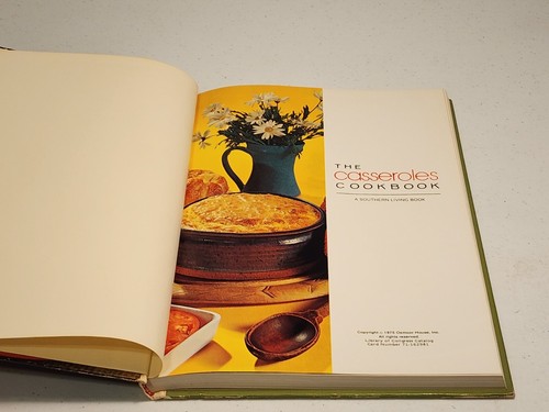1975 Vintage SOUTHERN LIVING COOKBOOK The Casserole Cookbook Hardcover - Picture 5 of 6