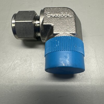 Swagelok-SS-810-2-12 Male Elbow Fitting 1/2  Tubing X 3/4  FMNT Stanless Steel