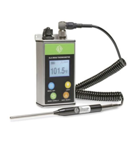 GLA M900 Digital Livestock Thermometer Rechargeable Fast Reading Angle Probe Inc - Picture 1 of 1