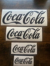 COCA-COLA REPLICA VINYL DECAL-MULTIPLE SIZES-COLORS & FREE SHIP