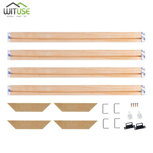 Canvas Stretcher Bars Frames Sturdy Wood Strips Kit Art Paintings Multiple Frame - Picture 65 of 75