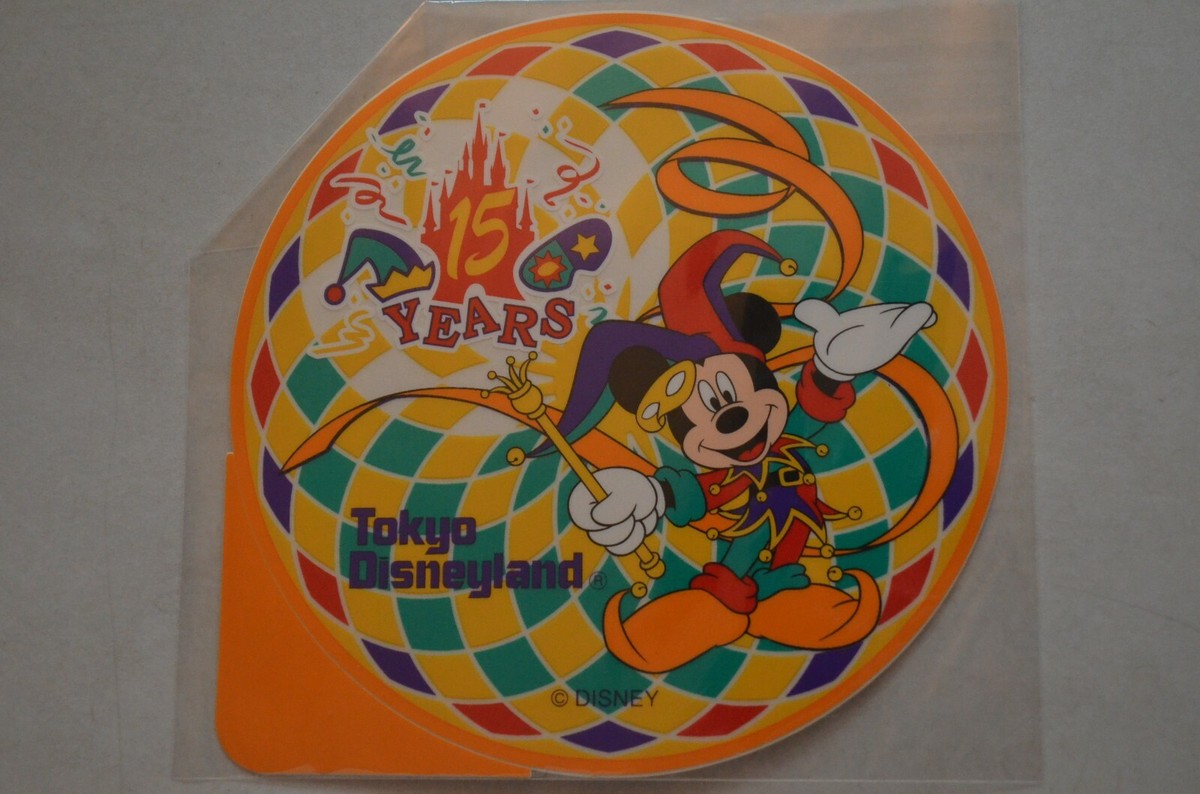 Tokyo Disneyland 15th Anniversary Sticker Decal | eBay