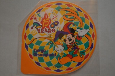 東京ディズニーランド 15周年記念 コレクション　スーベニア ステッカー Tokyo Disneyland 15th Anniversary Sticker Decal | eBay