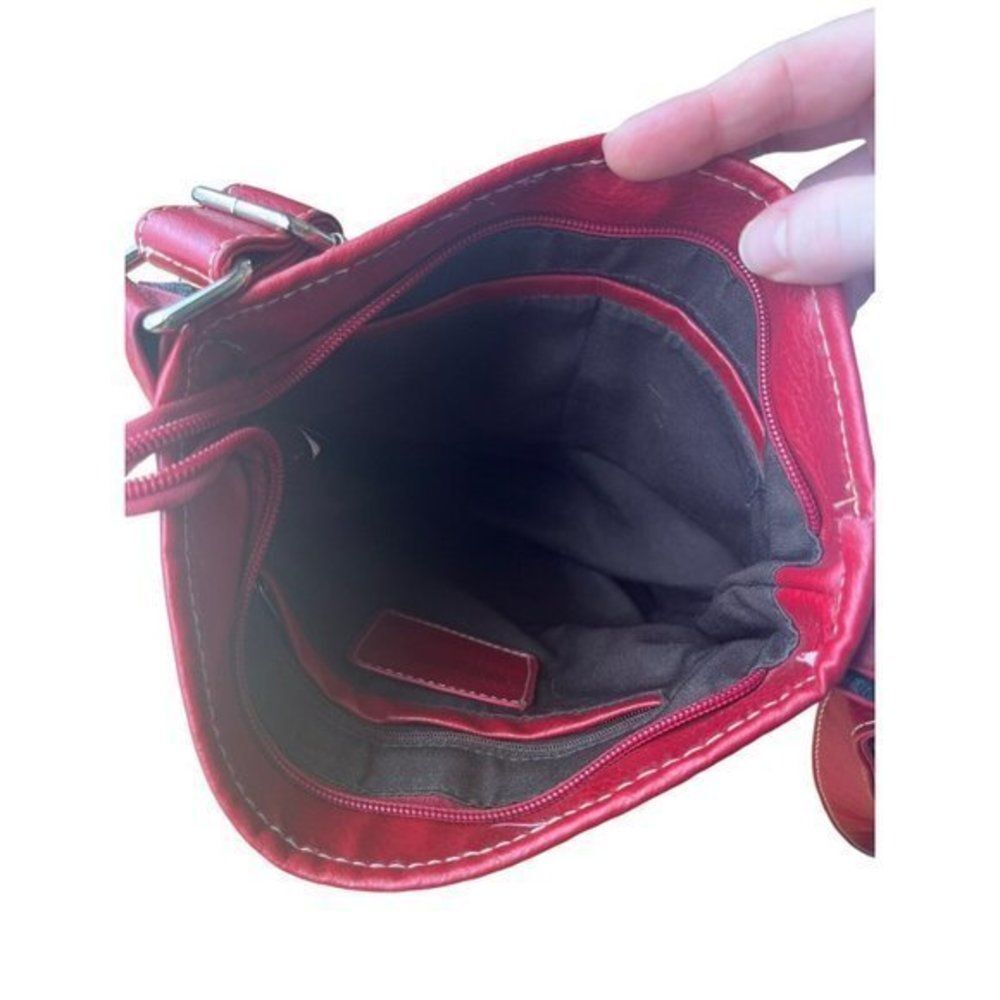 Patchwork Crossbody Bag Purse Multicolor Leather … - image 12