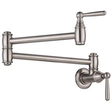 Pot Filler Faucet Brushed Nickel, ARCORA Modern Pot Filler Wall Mount Kitchen...