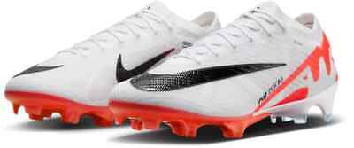 Nike Zoom Mercurial Vapor 15 Elite FG White/Red Football Nike Zoom Mercurial Vapor 15 Elite FG White/Red Football
