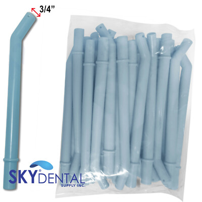 up to 300 Suction Tips Dental Aspirator Blue Surgical Tip X Large size 3/4''