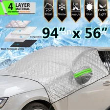 Car Windshield Cover Protector Winter Snow Ice Rain Frost Guard Sun Shade Truck