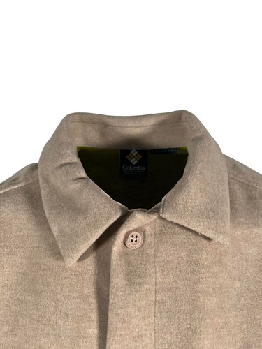 Columbia Men's Shirt Jacket Wallowa L/S- Crushed Clay | Black | Python Green - Picture 5 of 24