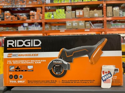 RIDGID CANADA 18V Sub-Compact Cordless -inch Multi-Material Saw