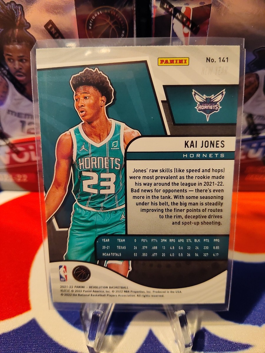 2021-22 Panini Revolution Kai Jones Chinese New Year Rookie Card