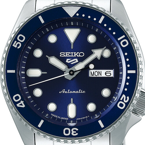 Seiko 5 Sports Blue Men's Watch - SBSA001 for sale online | eBay