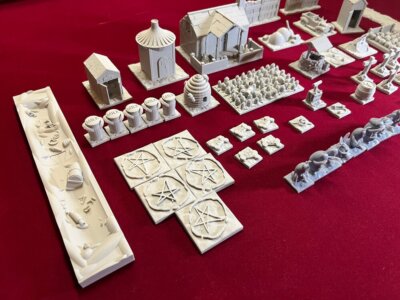 Townsfolk Tussle Compatible Scenery, Miniatures and Counters - 3d printed  | eBay