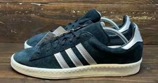 Adidas CAMPUS GX7330 Core Negro Blanco Hombre Tenis OG Años 80 Gamuza Gazelle