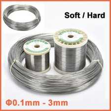 304 stainless steel wire  0.1-3 mm single soft/hard wire jewelry durable -