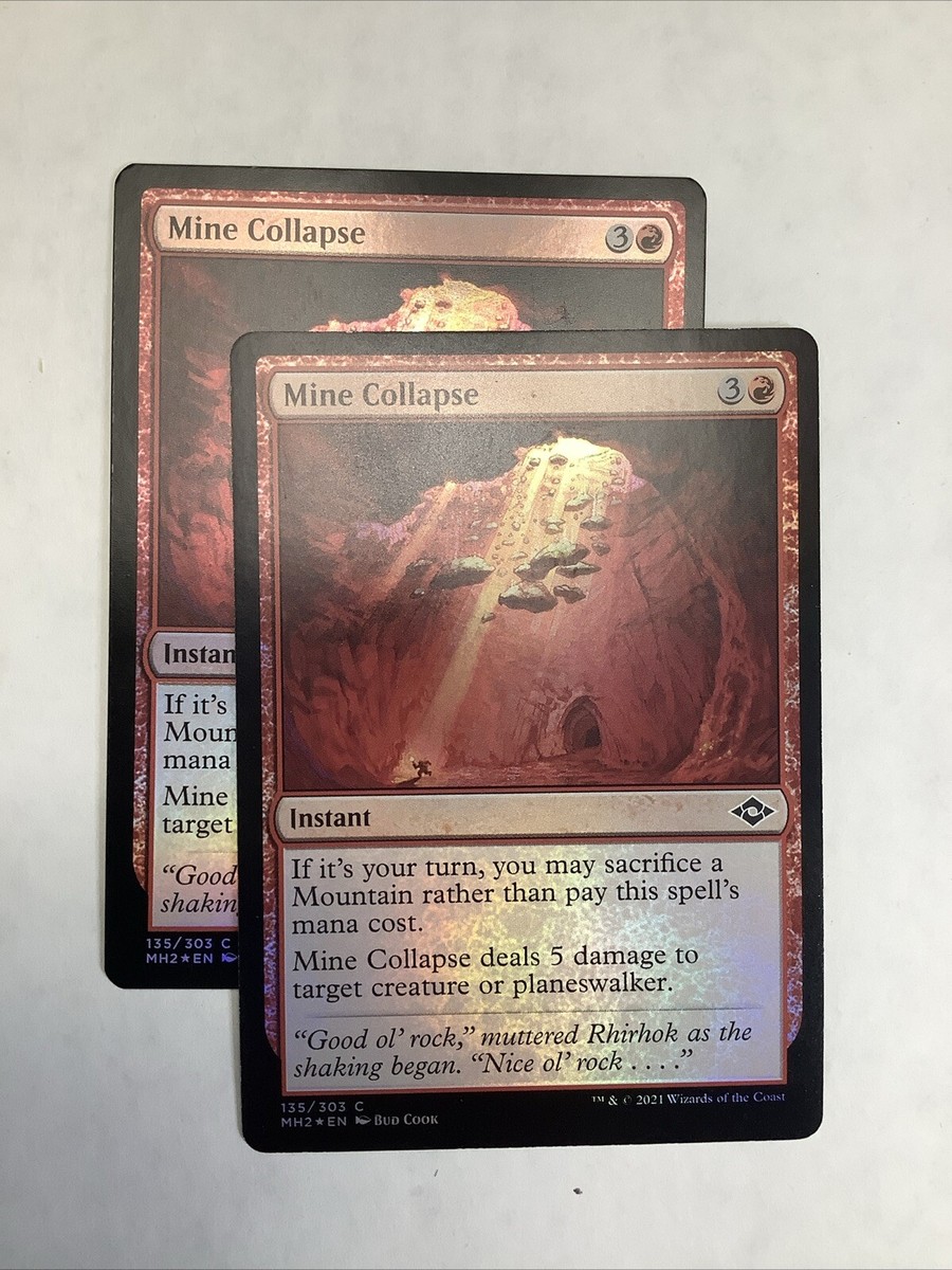 MTG MH2: x2 Mine Collapse (Instant) Foil Modern Horizons 2 | eBay