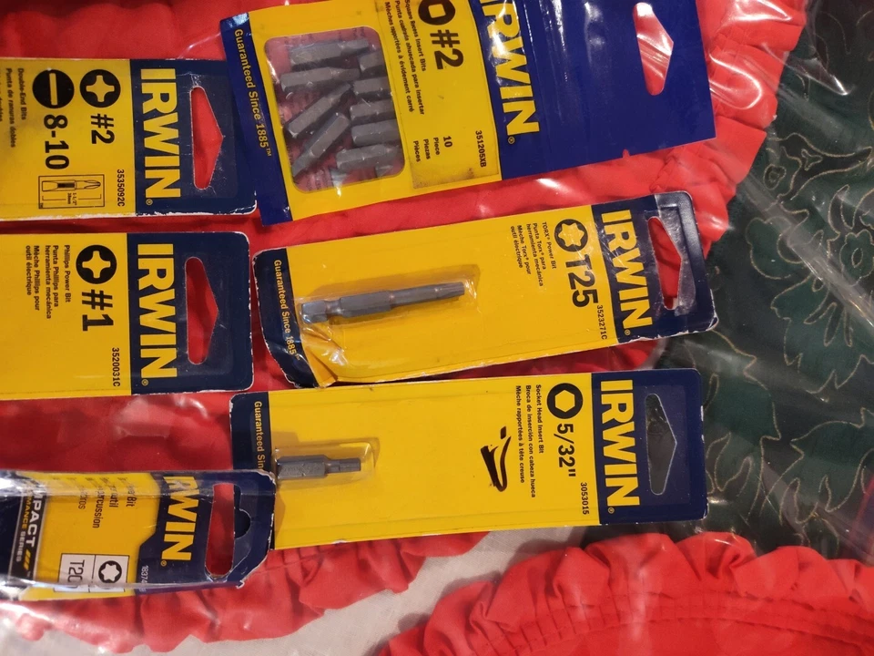 Lot Of 10 Irwin Insertsr Bits T-25,  #1 And Other  - Image 3 of 4