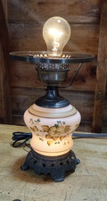 Vintage QUOIZEL 1973 Gone With The Wind Hurricane Double Lamp 1960 3 1/4