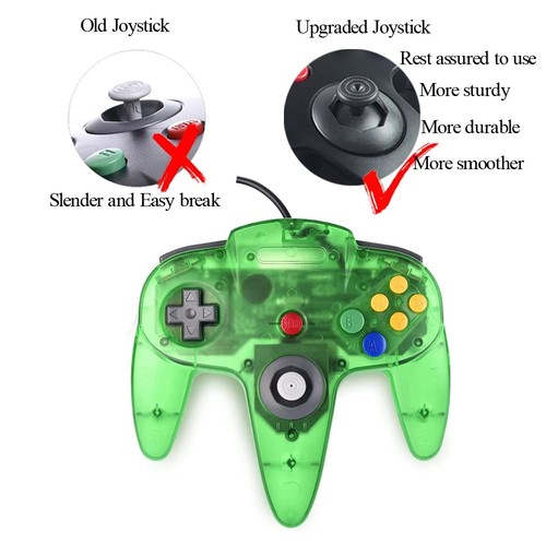 Mando N64 con cable Joystick actualizado compatible con consola Nintendo 64 - Imagen 5 de 9