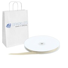 Grosgrain Ribbon 3/8" Wide 50 Yd Yard Roll - Light Brown - Solid Reels Party nx