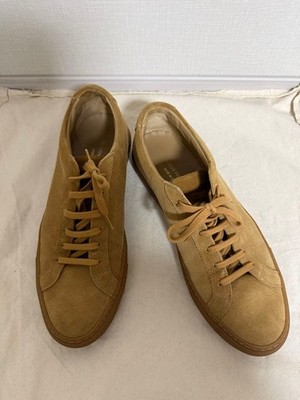 Common Projects Achilles SUEDE Sneakers Camel Brown 42 Pre-Owned No Box