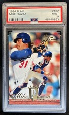 1994 Fleer Flair Mike Piazza #182 Dodgers PSA 9