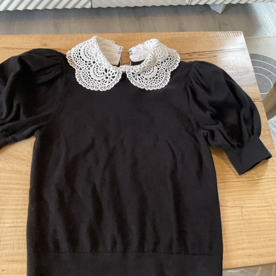 Suéter ALICE + OLIVIAChase Cuello Ojales XSmall Foto 3 de 4