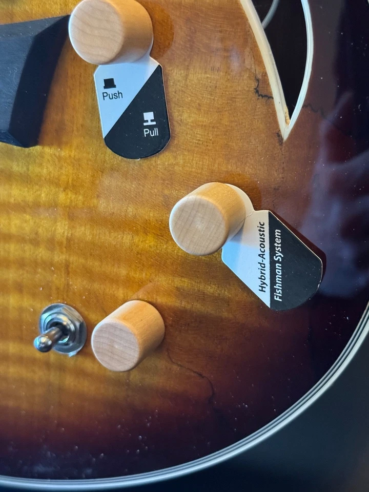 Guitarra eléctrica Michael Kelly Hybrid Special - Ráfaga de arce dividido - MKHSSSBPYZ Foto 4 de 4