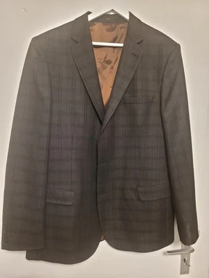 Herren Sakko Blazer GRÖSSE 54 braunkariert Ungetragen - Bild 1 von 4
